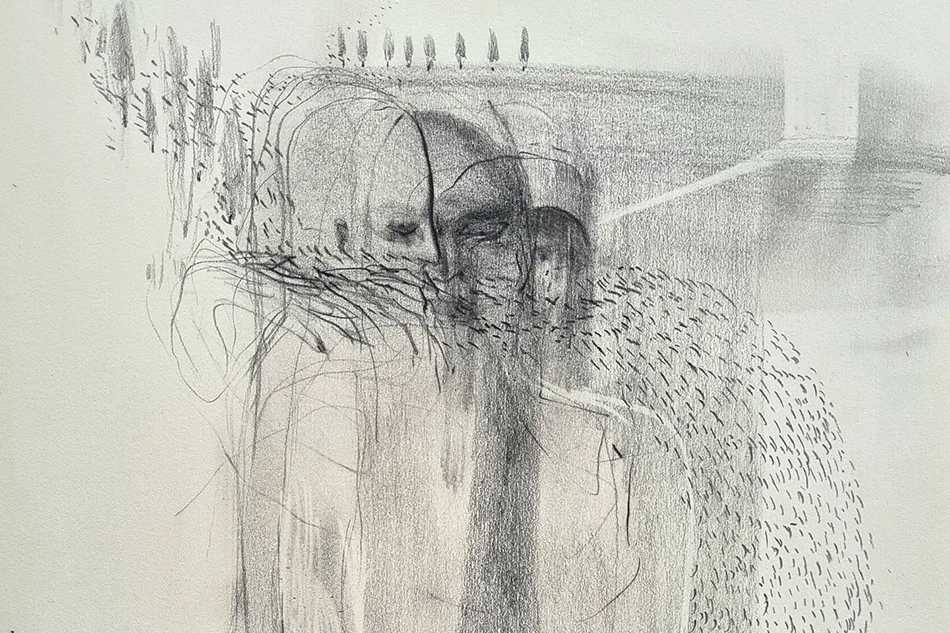 © Obadiah Zorik, ohne Titel, Bleisitft auf Papier, 20 x 30 cm (2022)